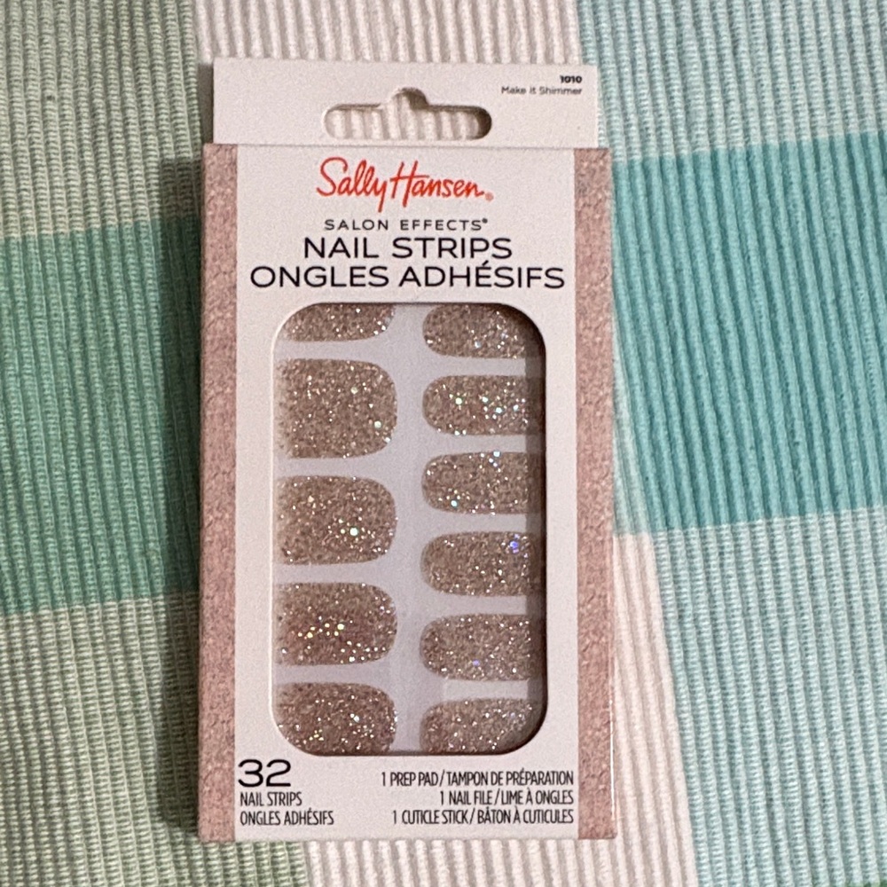 Sally Hansen Glitter Nail Strips - Silver Sparkle